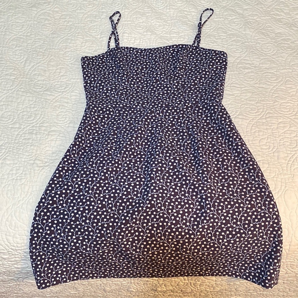 French Connection Purple Floral Mini Dress